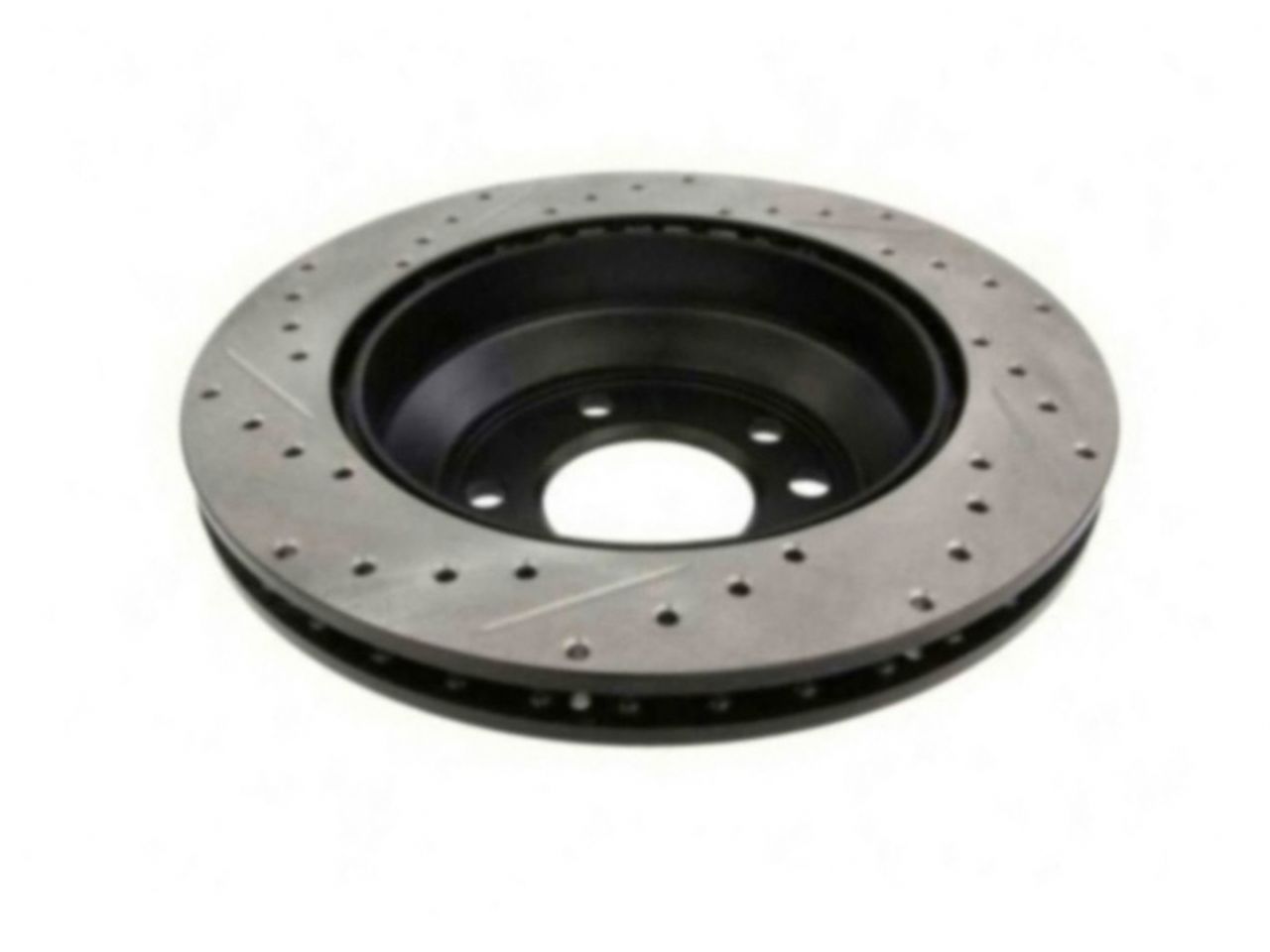 StopTech Select Sport Drilled And Slotted Brake Rotor; Front Left