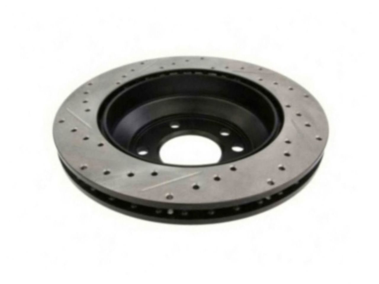 StopTech  Select Sport Drilled And Slotted Brake Rotor; Front Left