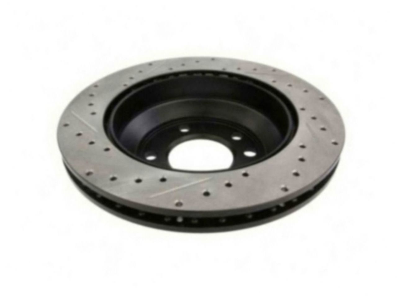 StopTech Select Sport Drilled And Slotted Brake Rotor; Front Left