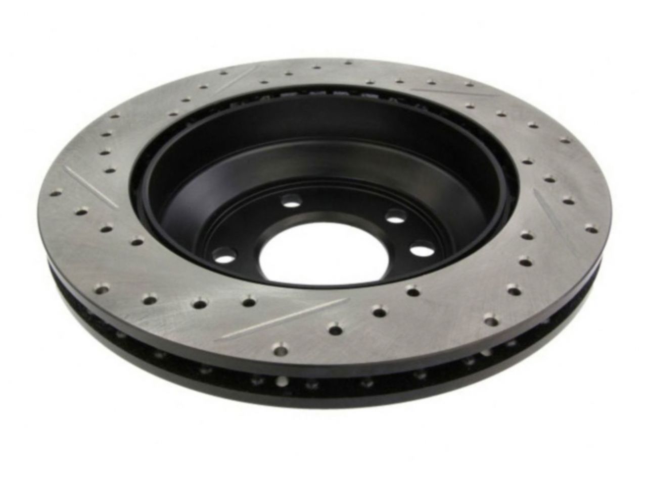 StopTech  Select Sport Drilled And Slotted Brake Rotor; Front Left