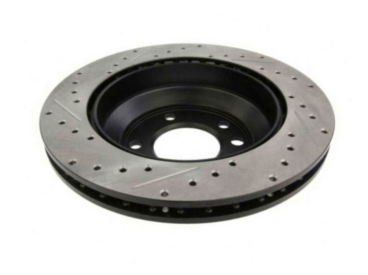 StopTech  Select Sport Drilled And Slotted Brake Rotor; Front Left