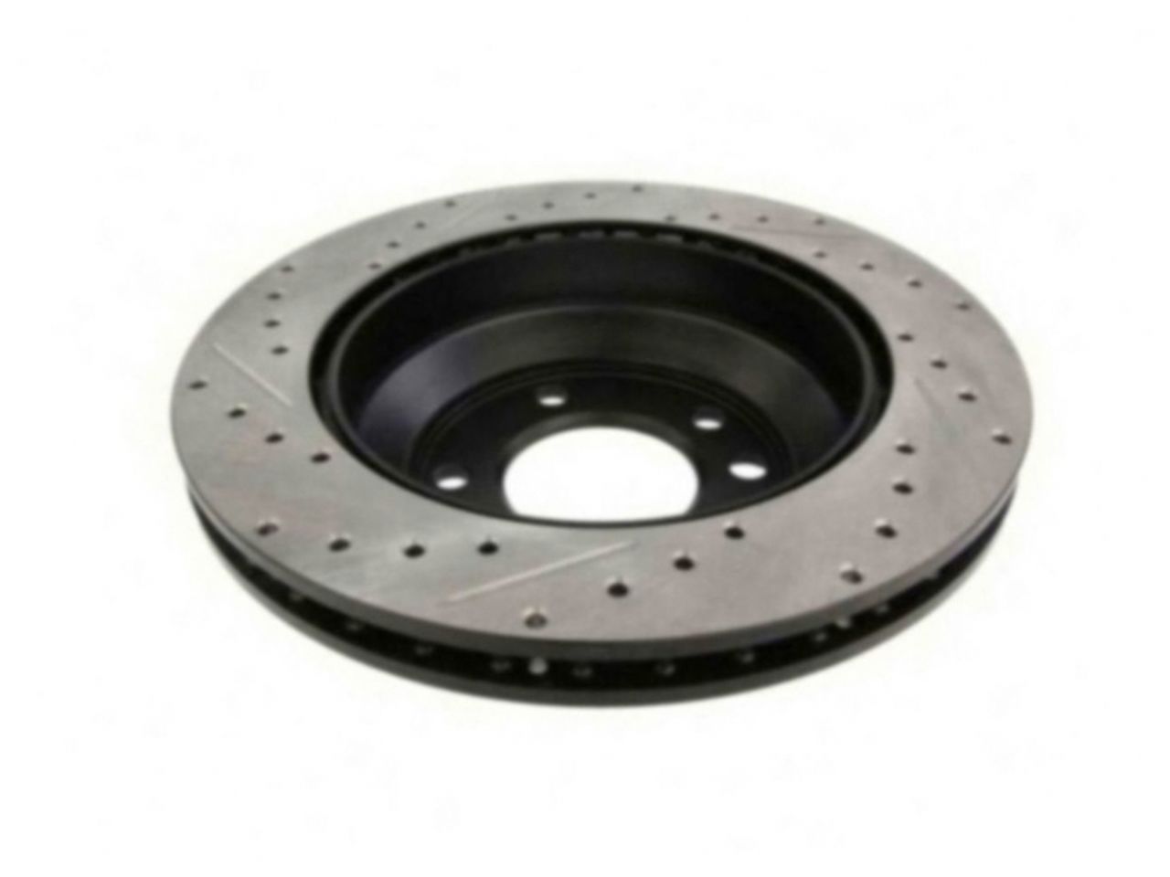 StopTech Select Sport Drilled And Slotted Brake Rotor; Front Left