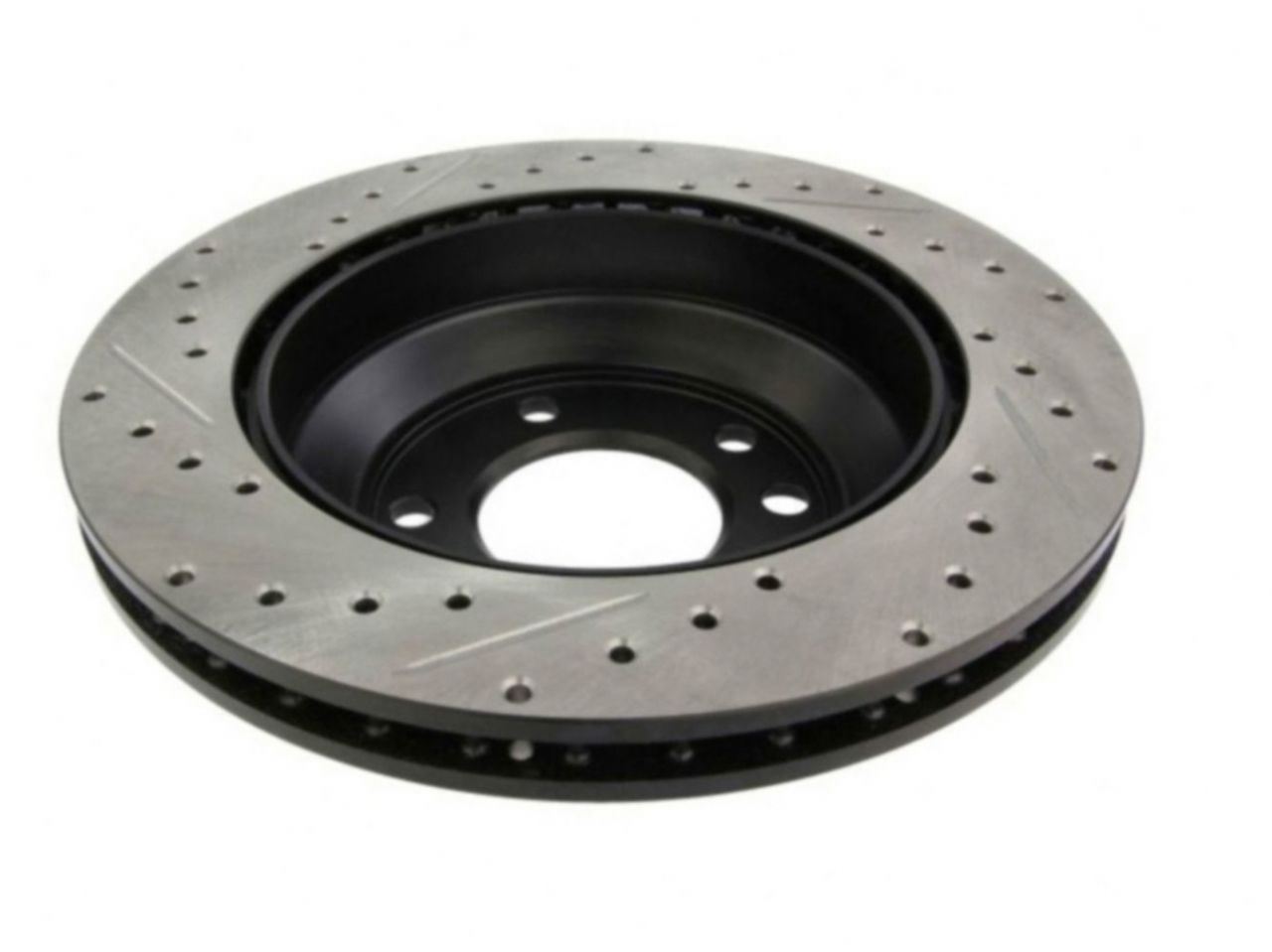 StopTech  Select Sport Drilled And Slotted Brake Rotor; Front Left