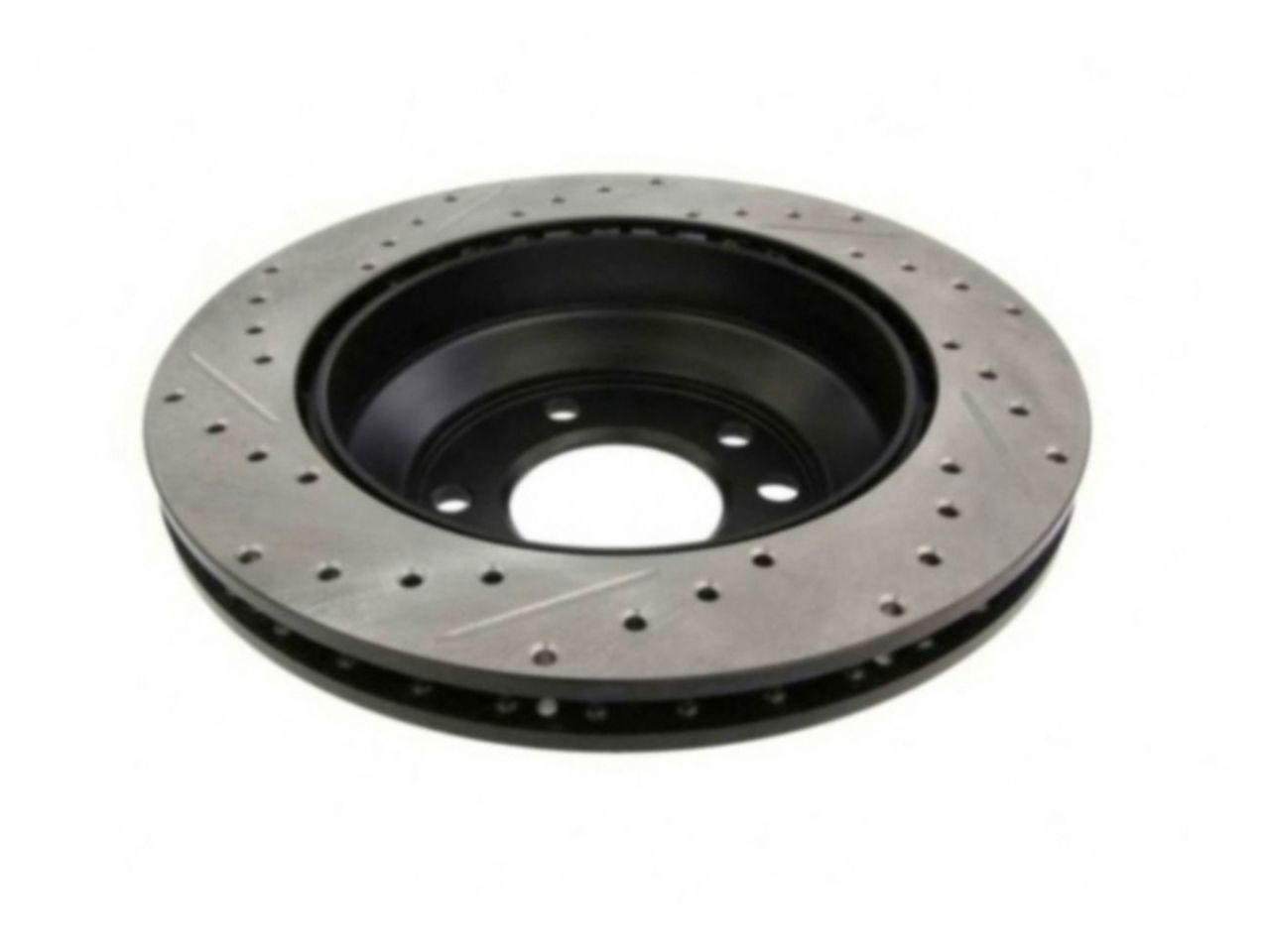 StopTech Select Sport Drilled And Slotted Brake Rotor; Front Left