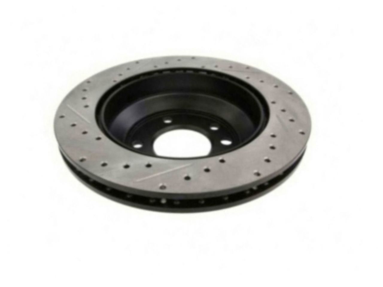 StopTech Select Sport Drilled And Slotted Brake Rotor; Front Left