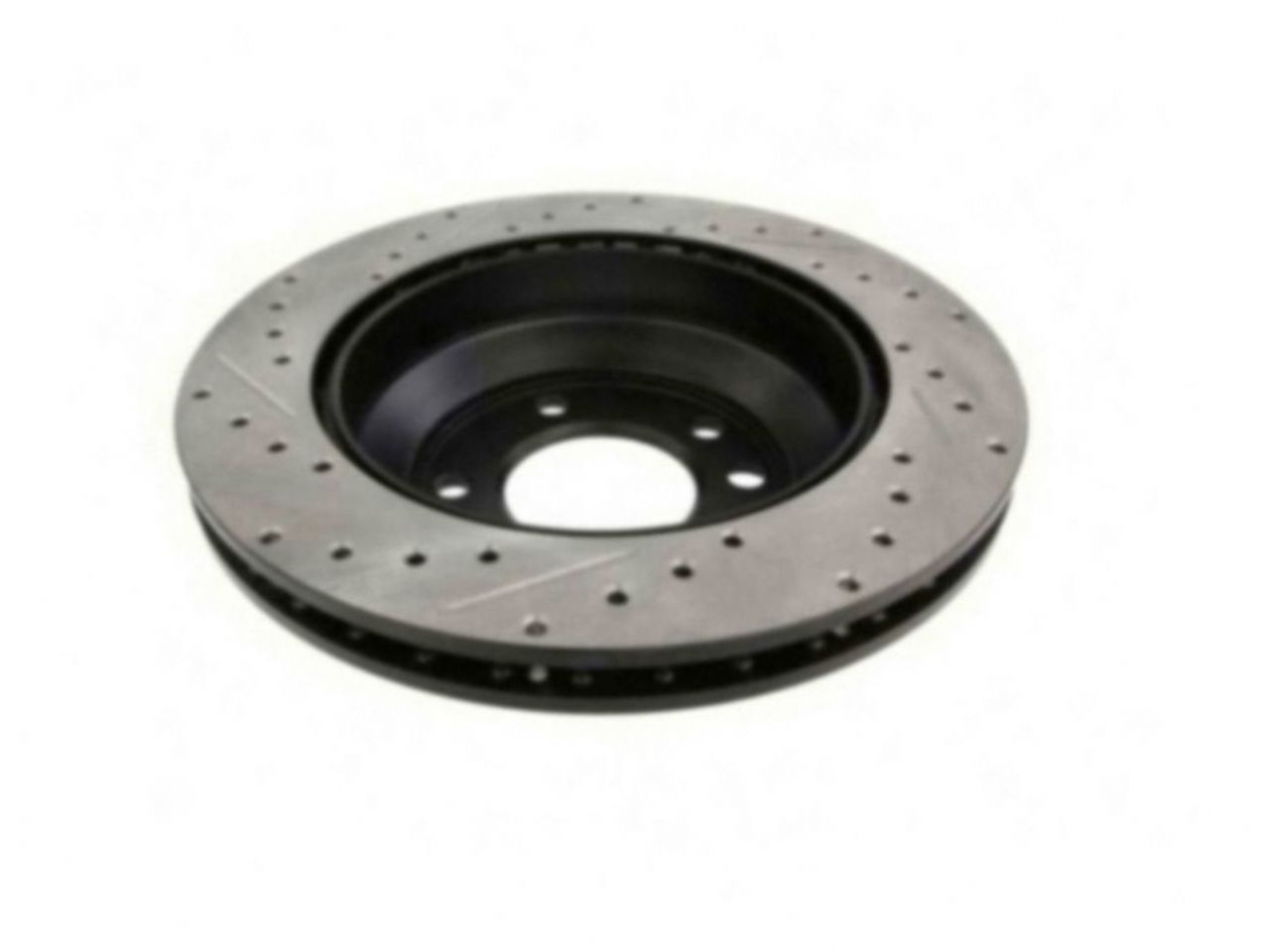 StopTech Select Sport Drilled And Slotted Brake Rotor; Front Left