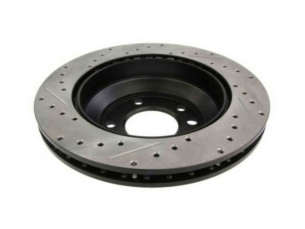 StopTech Select Sport Drilled And Slotted Brake Rotor; Front Left