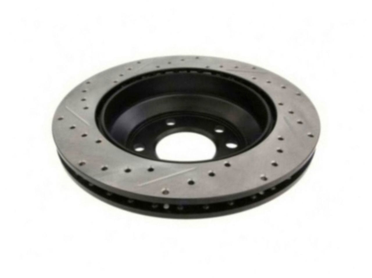 StopTech Select Sport Drilled And Slotted Brake Rotor; Front Left