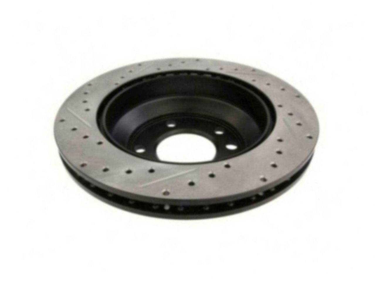 StopTech Select Sport Drilled And Slotted Brake Rotor; Front Left