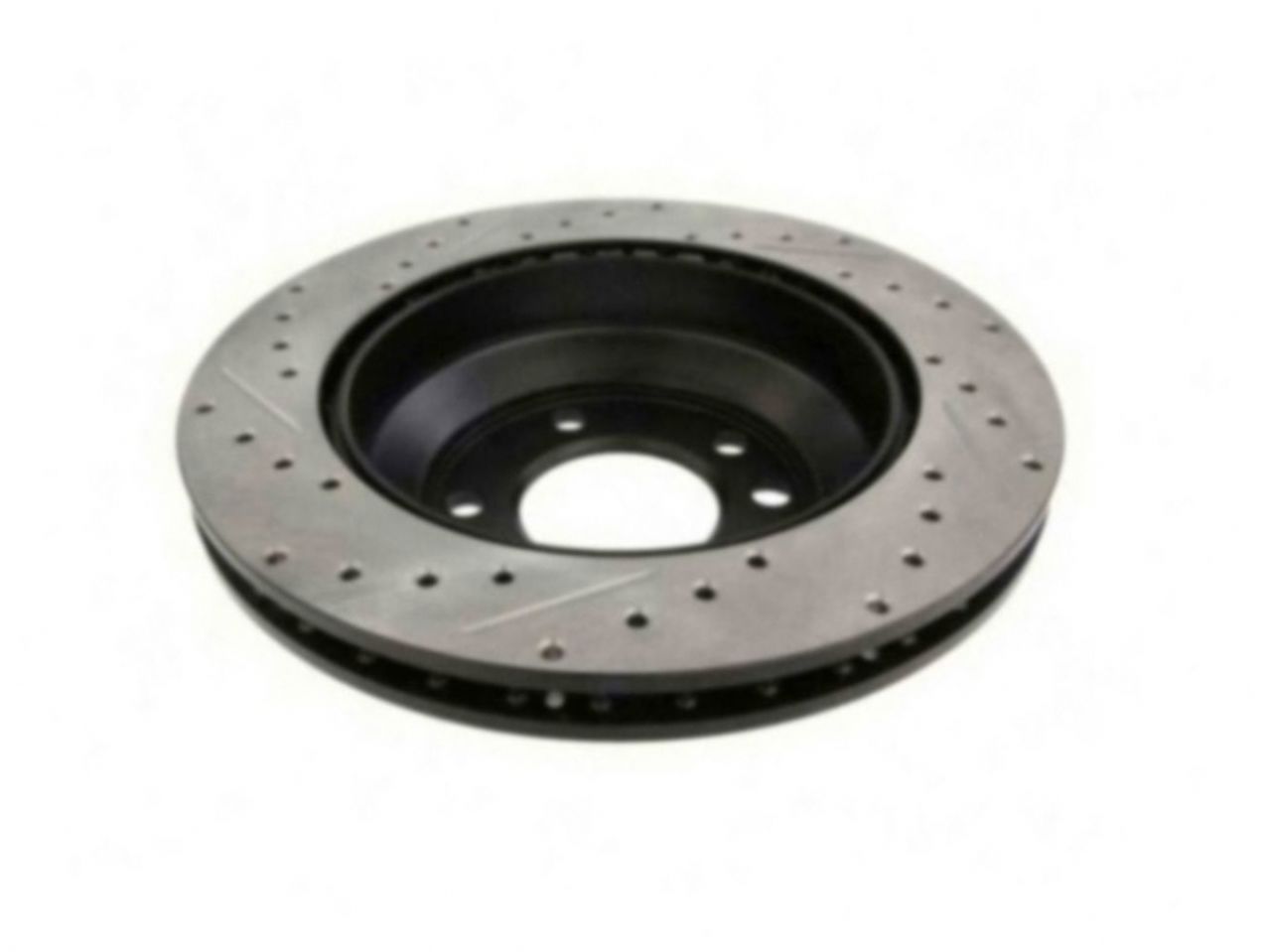 StopTech Select Sport Drilled And Slotted Brake Rotor; Front Left