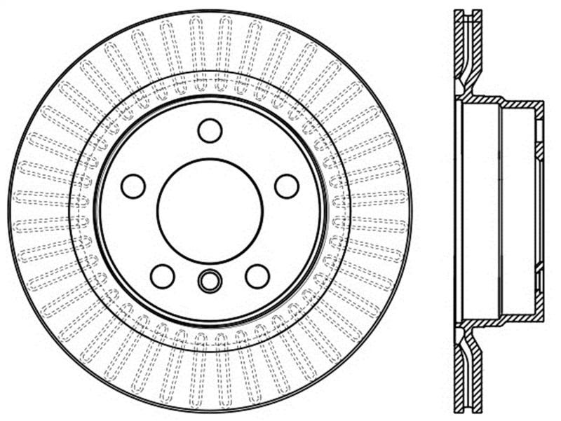 StopTech BMW 12-15 335i / 2014 428i / 2014 235i/228i Rear Right Slotted Sport Brake Rotor 126.34143SR Main Image