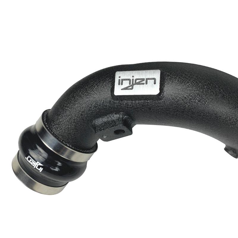 Injen 18-19 Audi S4/S5 (B9) V6 3.0L Turbo Wrinkle Black Intercooler Piping SES3082ICPWB Main Image