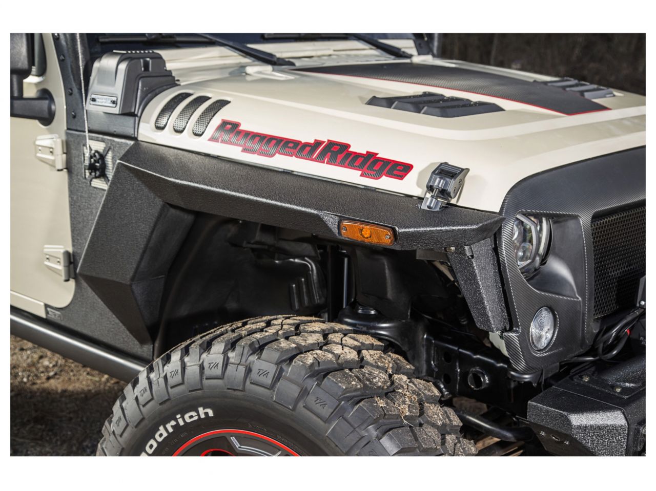 Rugged Ridge XHD Armor Fender Kit, Liner; 07-18 Jeep Wrangler JK, 2 Door