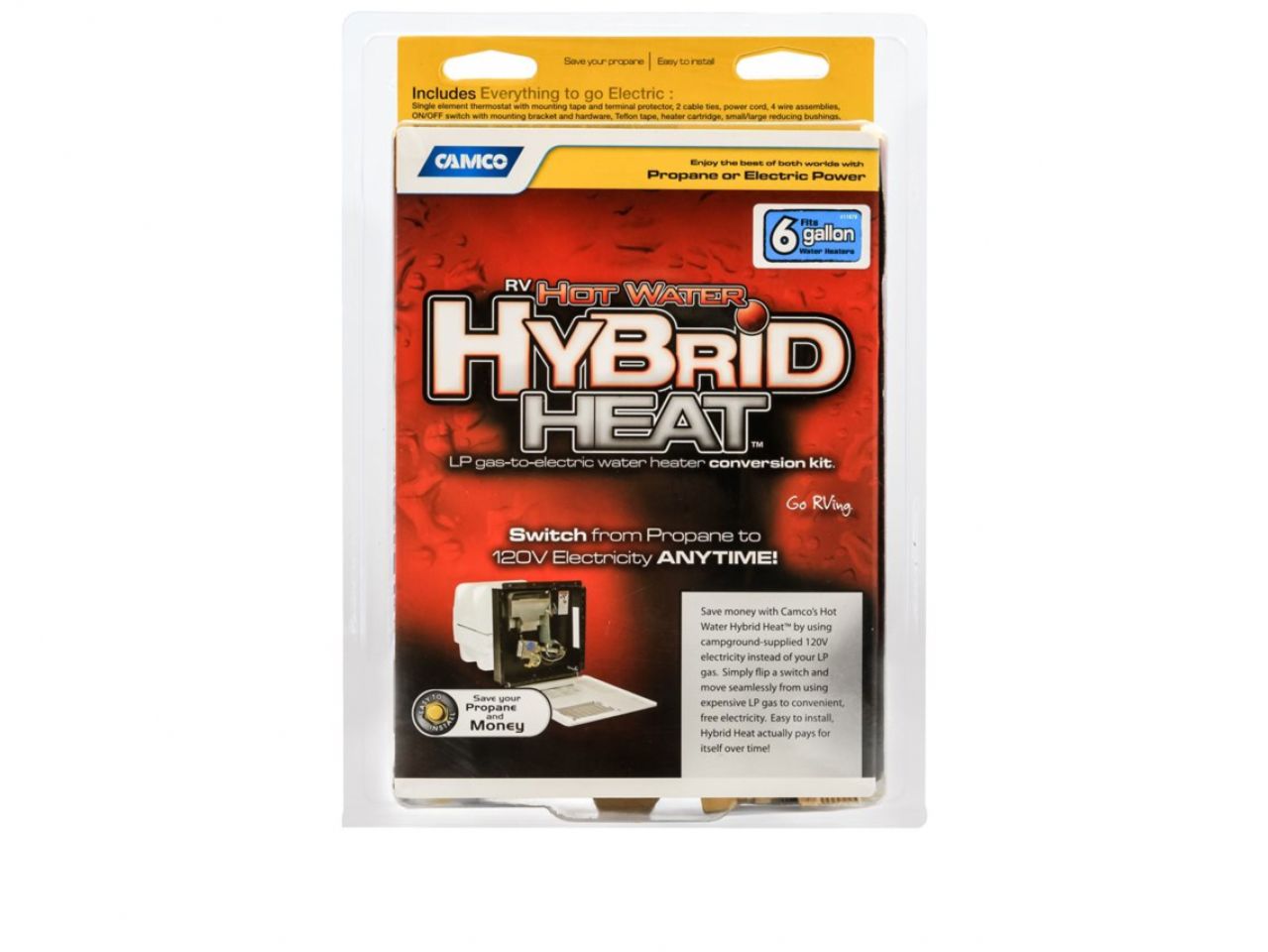 Camco Hot Water Hybrid Heat - 6 Gal, LLC