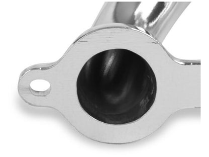 FlowTech Tight Fit Block Hugger Header; Chevy LS Motor; Stainless Steel