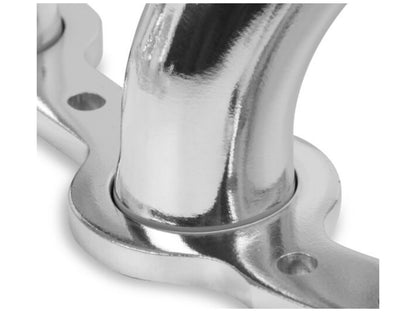 FlowTech Tight Fit Block Hugger Header; Chevy LS Motor; Stainless Steel