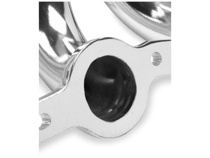 FlowTech Tight Fit Block Hugger Header; Chevy LS Motor; Stainless Steel
