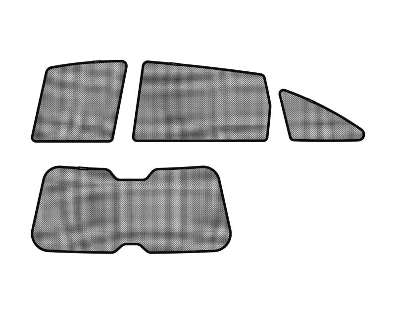 3D MAXpider 2007-2011 Honda CR-V Black Sun Shades - Complete Set S1HD0060 Main Image