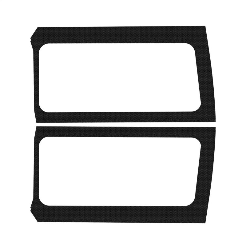 DEI 2019+ Jeep Wrangler JL 2DR Side Window Kit - Black 50268