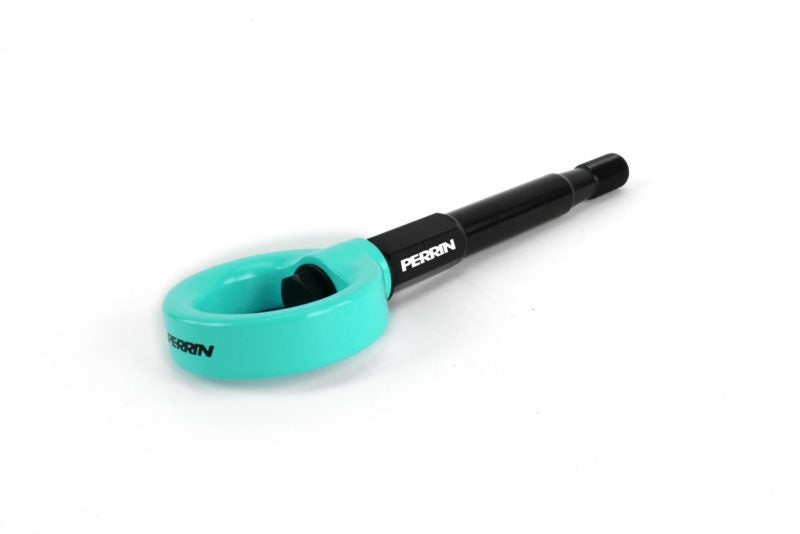 Perrin 14-19 Subaru Forester/Ascent Tow Hook Kit (Rear) - Hyper Teal PSP-BDY-253TE *Discontinued
