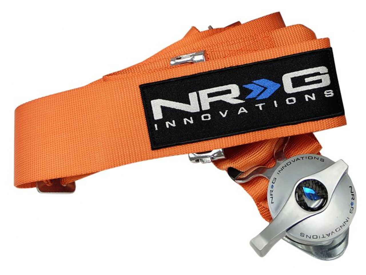 NRG 5 Pt 3inch Seat Belt Harness / Cam Lock- Orange