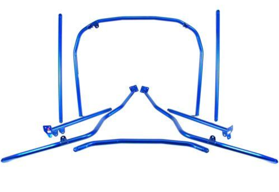 Cusco Chrmly Roll Cage 7Pt F/R w/Diag Bar Around Dash 2 Pass Mazda RX-7 Sunroof 289 265 E