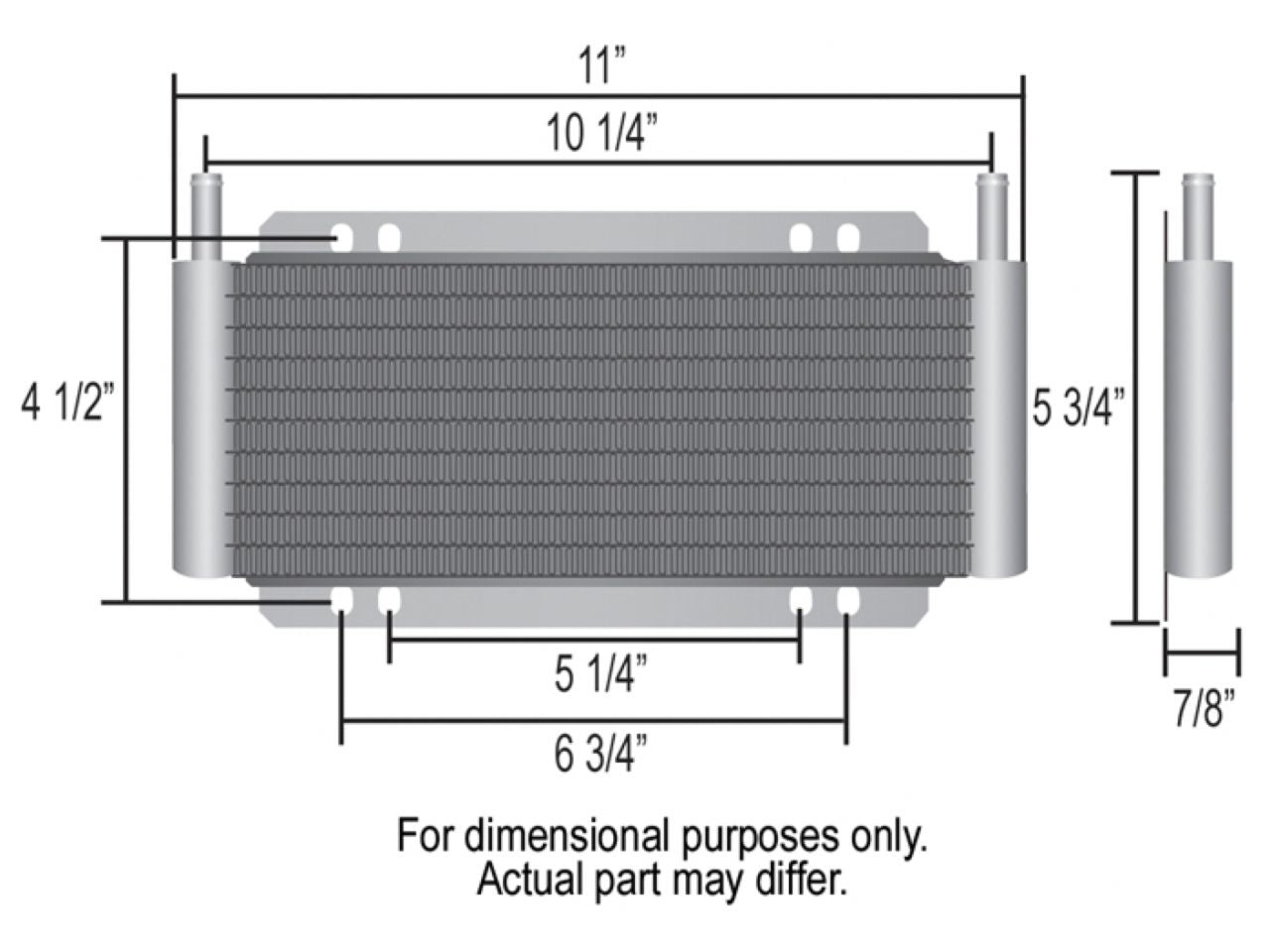 Derale 11 Row  Power Steering Cooler