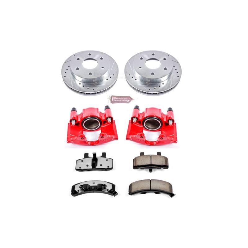 PowerStop PSB Z36 Truck & Tow Kit w/Cals Brakes, Rotors & Pads Brake Kits - Performance D&S main image