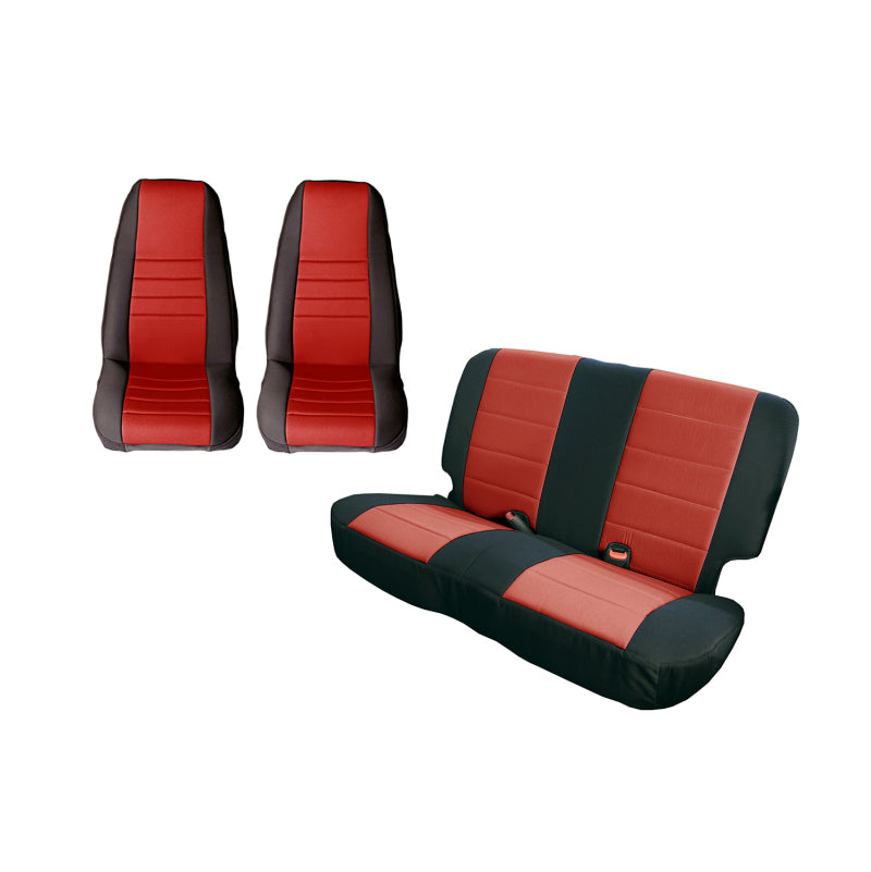 Rugged Ridge RUG Seat Cover Kit- Front/Rear Body Armor & Protection Seat Covers main image