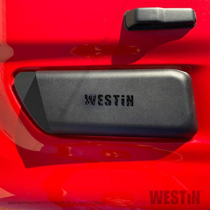 Westin 18-20 Jeep Wrangler JL 2dr LED Hood Scoops - Textured Black 62-41115