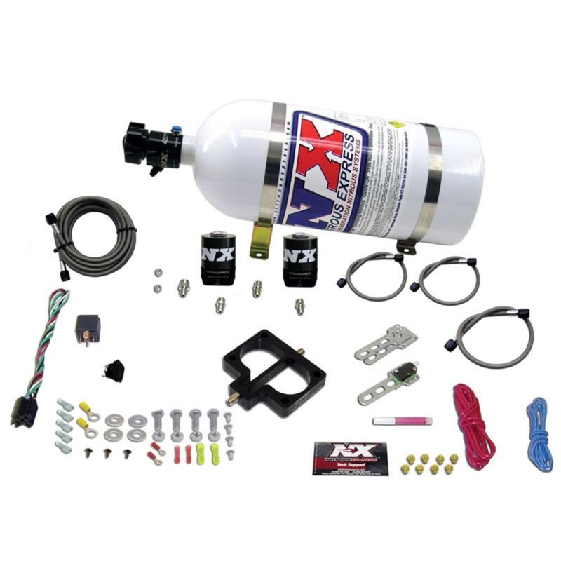 Nitrous Express Dodge TBI (Magnum) Nitrous Plate Kit (Magnum Engine) w/10lb Bottle 20945-10 Main Image