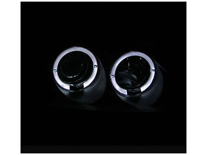 Anzo 2001-2003 Honda Civic Projector Headlights w/ Halo Chrome