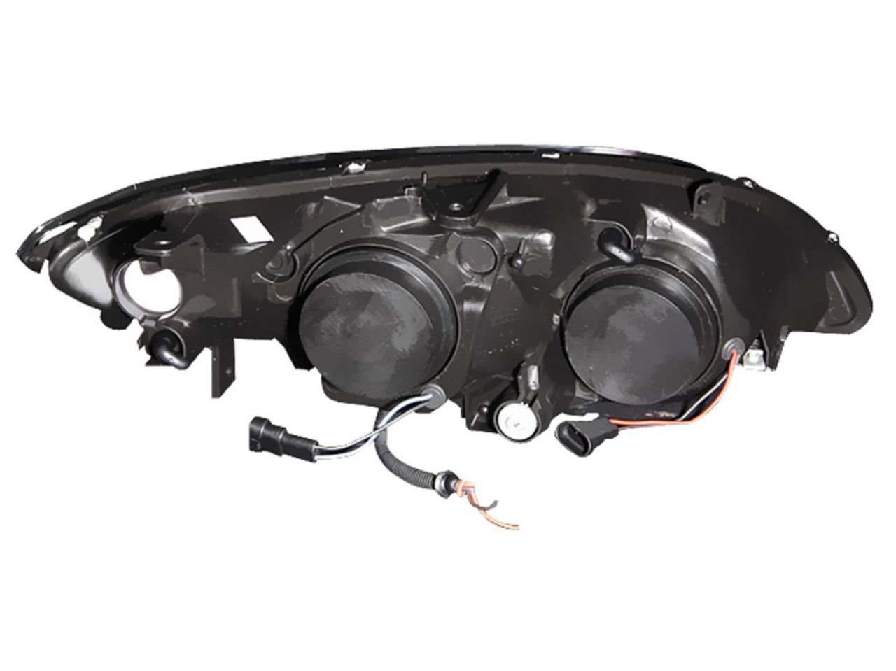 Anzo 2004-2005 Honda Civic Projector Headlights w/ Halo Black