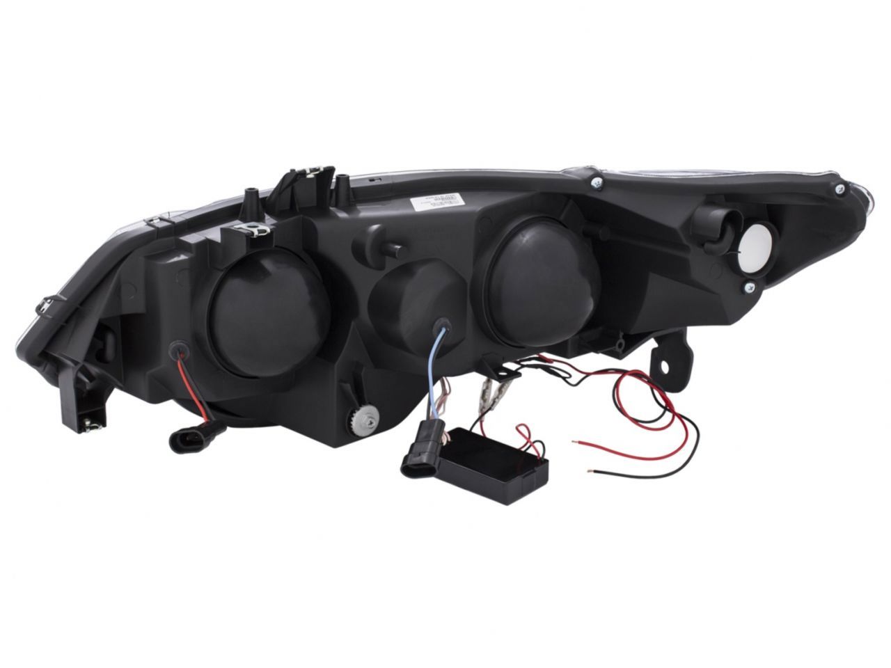 Anzo 2006-2011 Honda Civic Projector Headlights w/ Halo Chrome (CCFL)