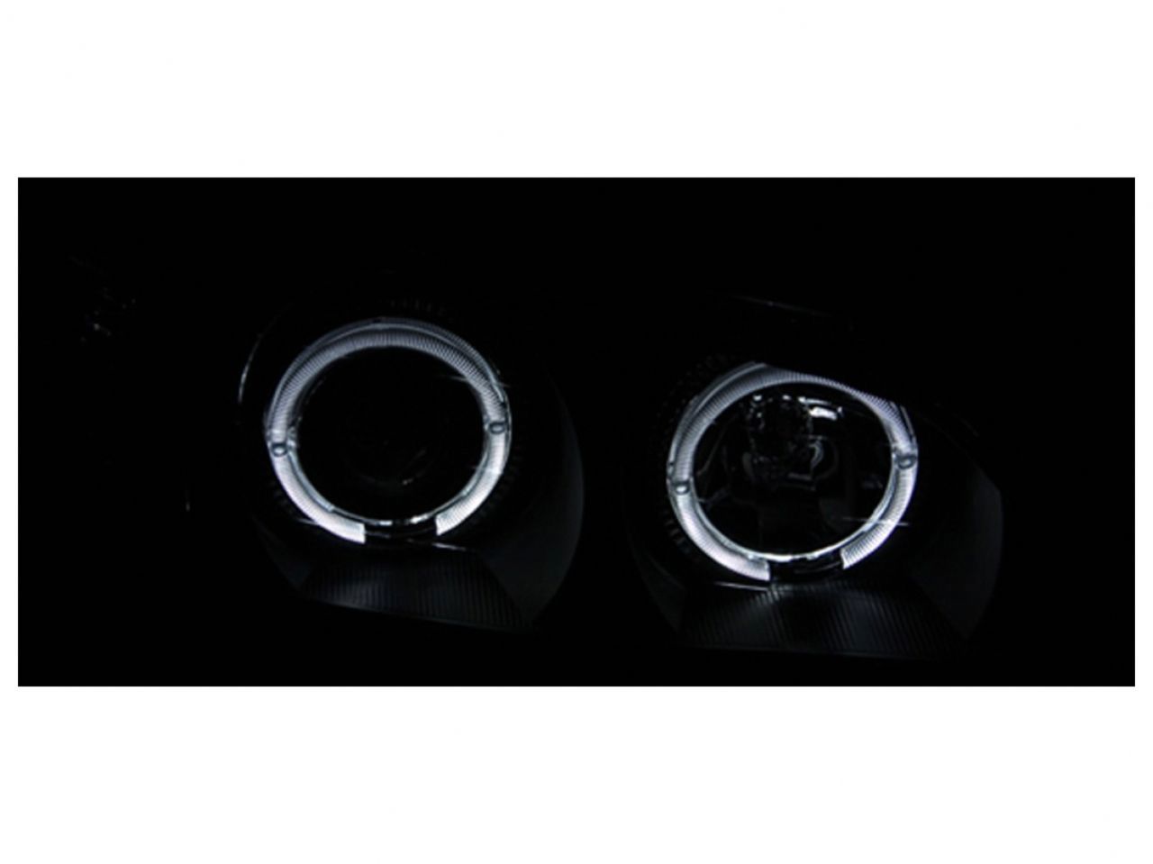 Anzo 2000-2004 Infiniti I30 Projector Headlights w/ Halo Black