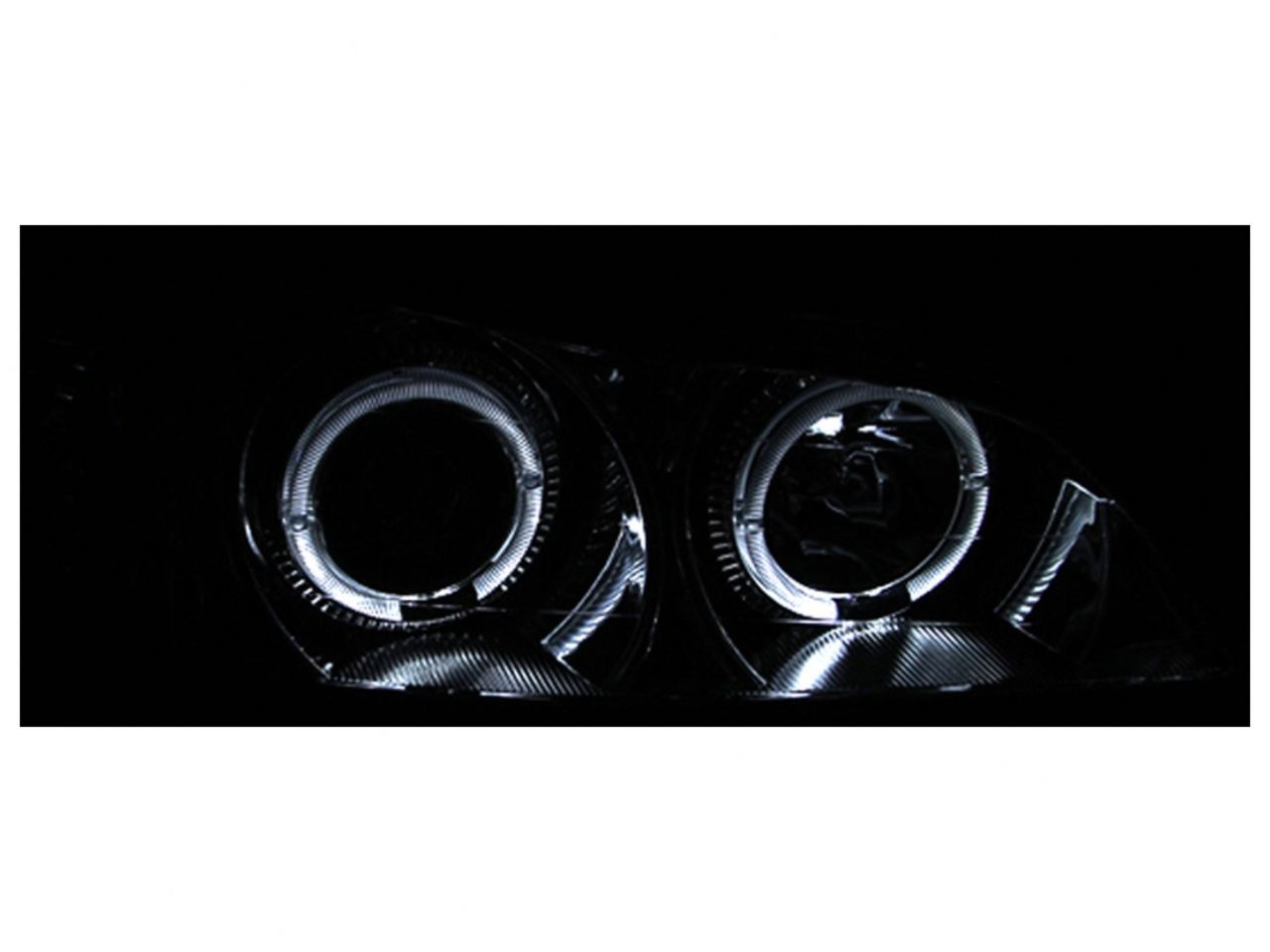 Anzo 2000-2004 Infiniti I30 Projector Headlights w/ Halo Chrome