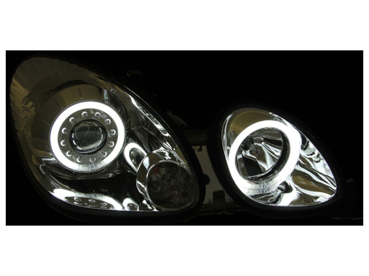 Anzo 1998-2005 Lexus Gs300 Projector Headlights w/ Halo Chrome