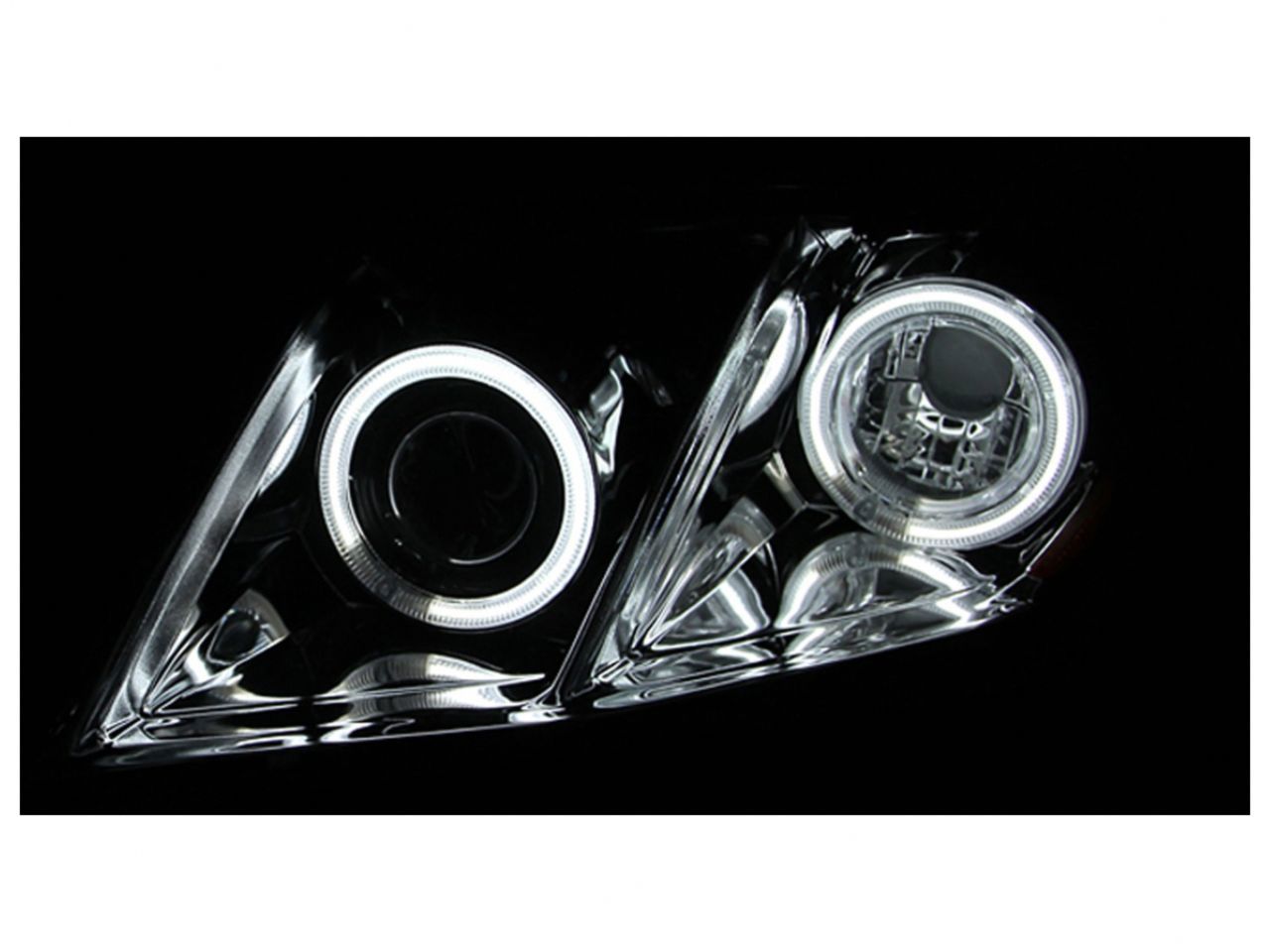 Anzo 2007-2009 Toyota Camry Projector Headlights w/ Halo Black