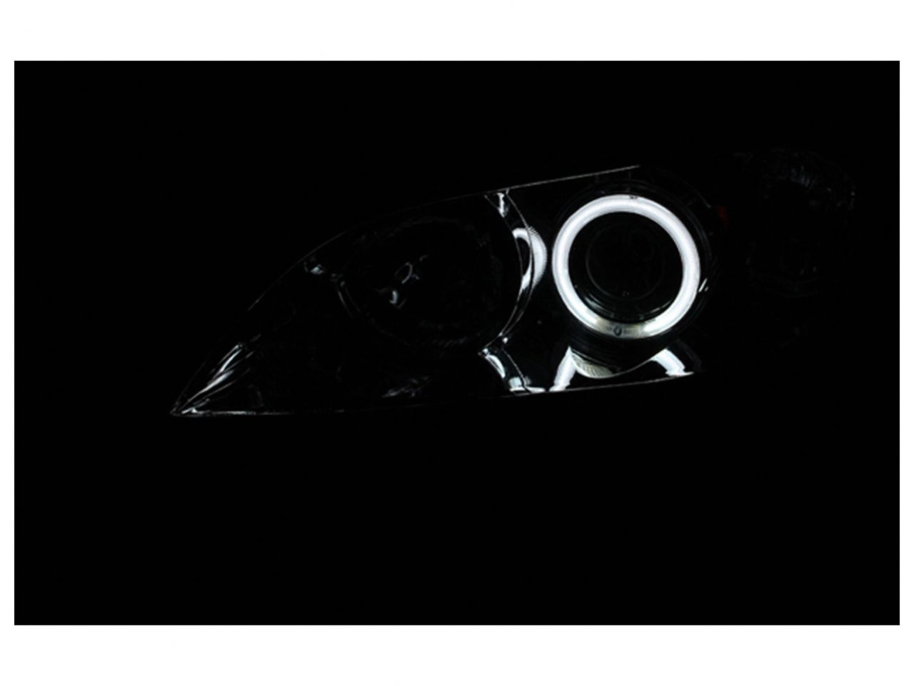 Anzo 2004-2008 Mazda 3 Projector Headlights w/ Halos Chrome