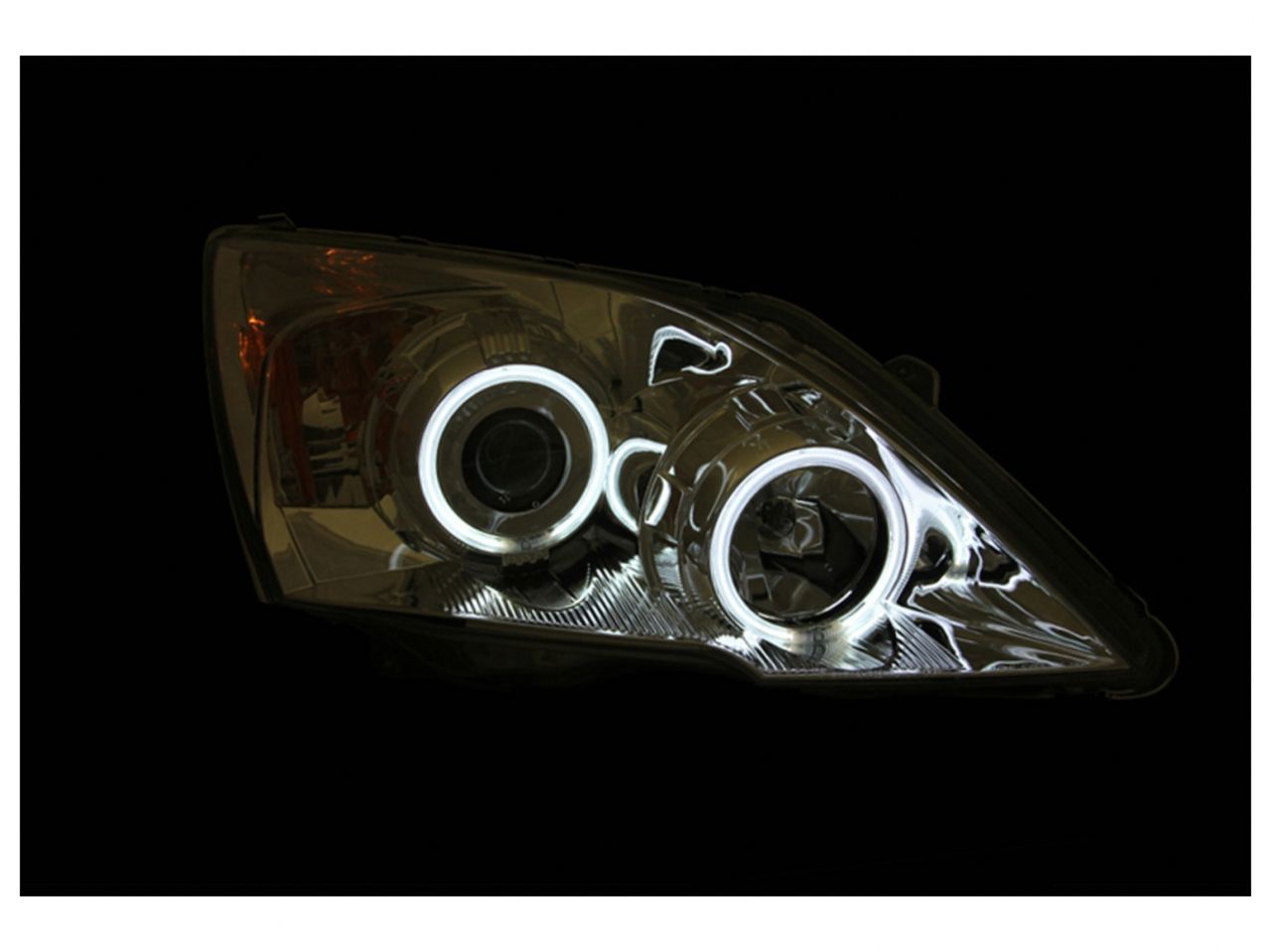 Anzo 2007-2011 Honda Cr-V Projector Headlights w/ Halo Chrome