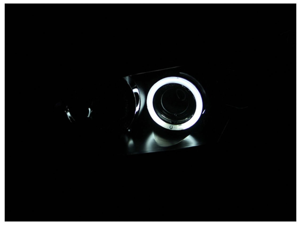 Anzo 2004-2008 Mazda 3 Projector Headlights w/ Halo Black (CCFL)