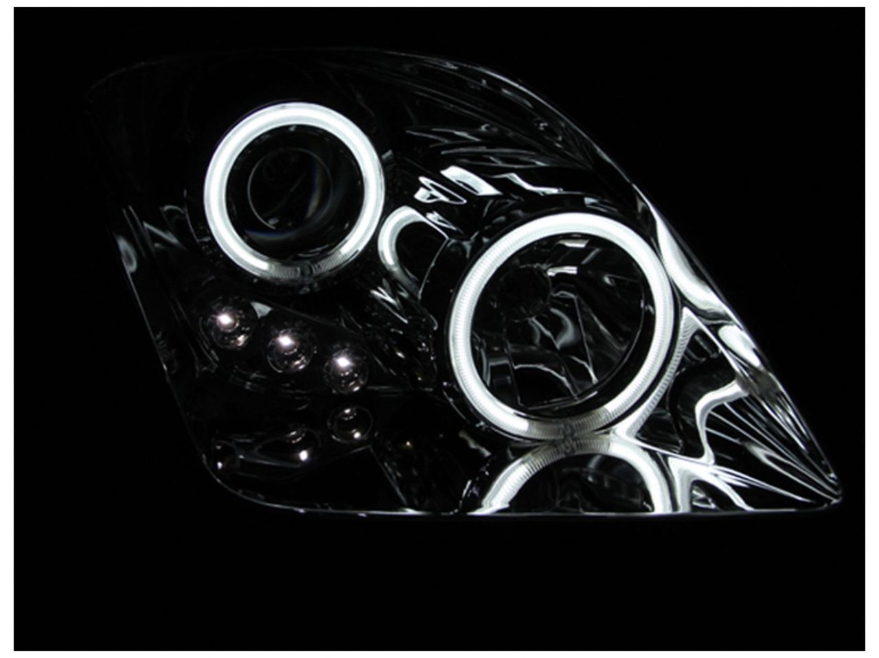 Anzo 1997-2001 Honda Prelude Projector Headlights w/ Halo Chrome