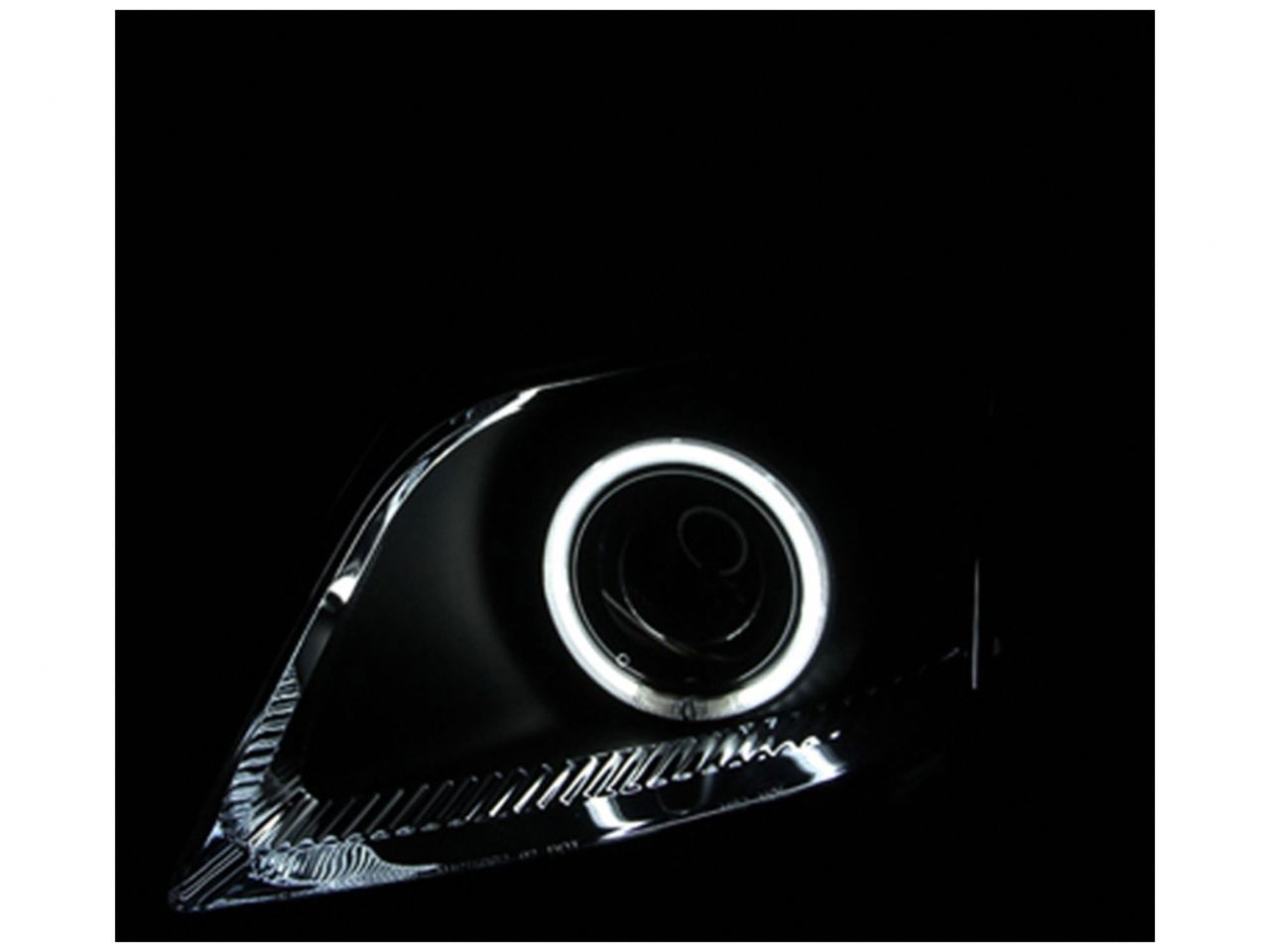 Anzo 2004-2009 Toyota Prius Projector Headlights w/ Halo Black (CCFL)