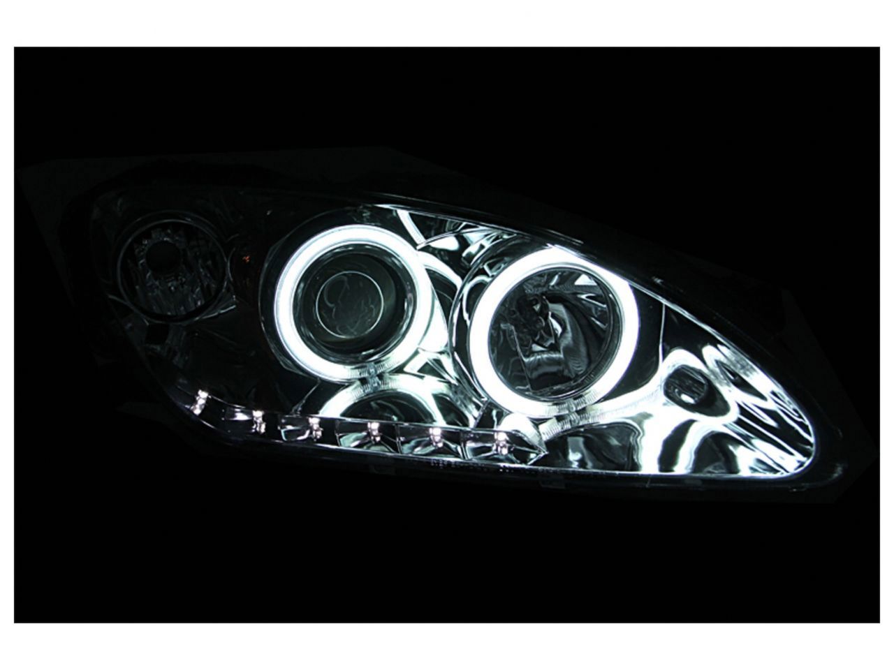 Anzo 2004-2009 Honda S2000 Projector Headlights w/ Halo Chrome (CCFL)