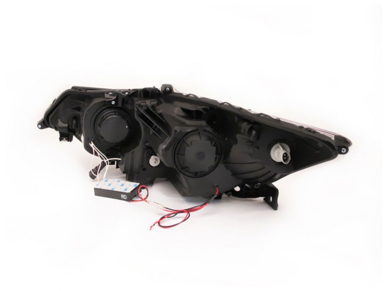 Anzo 2009-2012 Acura Tsx Projector Headlights w/ Halo Black (CCFL)