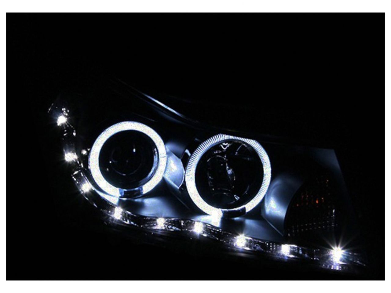 Anzo 2011-2015 Chevrolet Cruze Projector Headlights w/ Halo Chrome