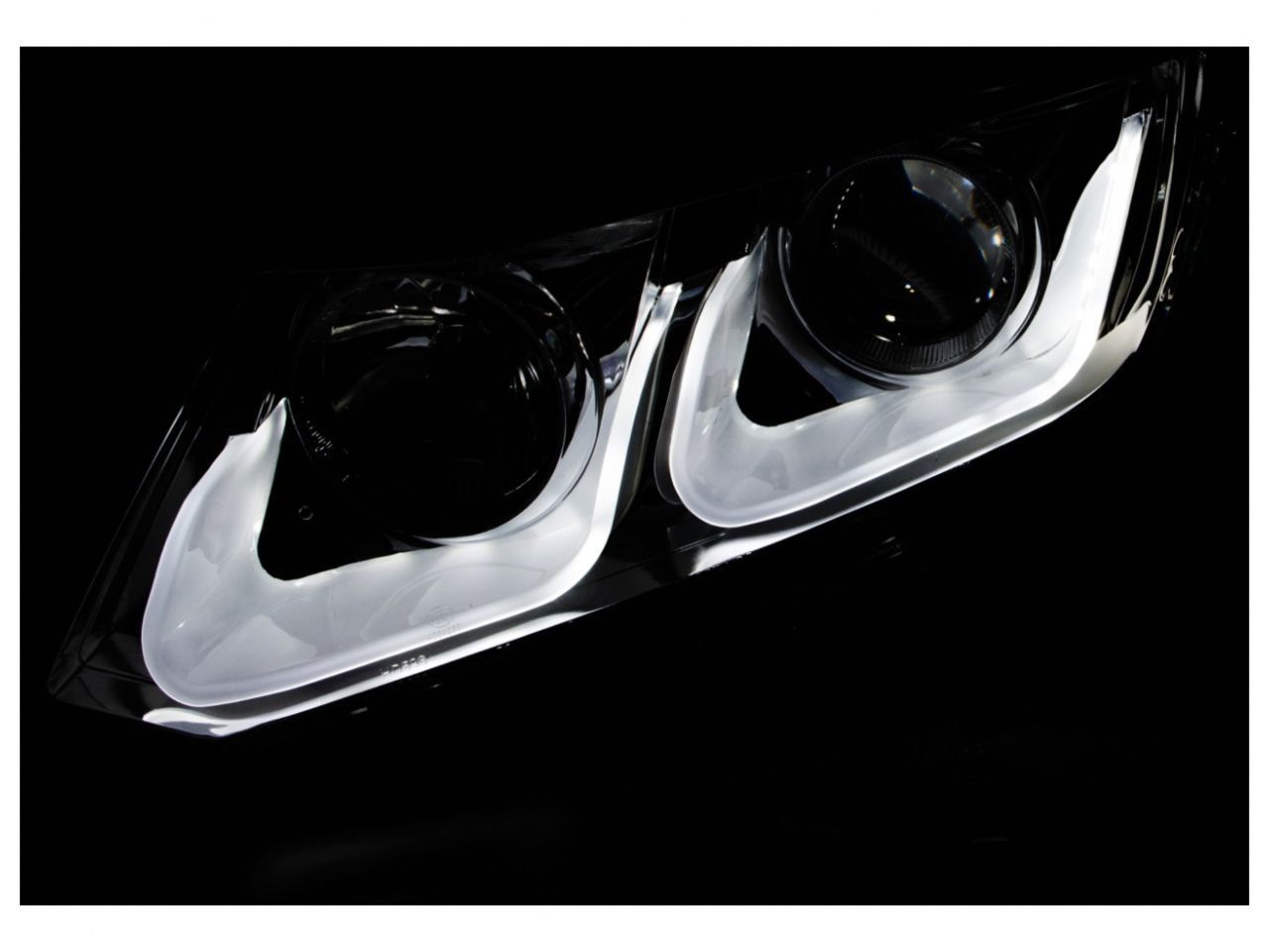 Anzo 2012-2015 Honda Civic Projector Headlights w/ U-Bar Chrome