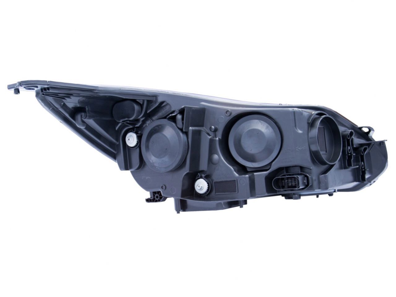 Anzo 2012-2014 Ford Focus Projector Headlights w/ Plank Style Design Black