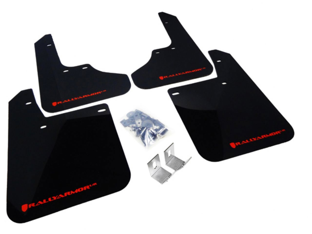 Rally Armor Mud Flaps MF2-UR-BLK/RD Item Image