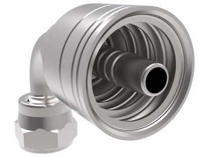 Aeroquip Reusable Steel; 90 deg. Elbow; 7/8 -14 Thread Size; -10AN Hose Size; B
